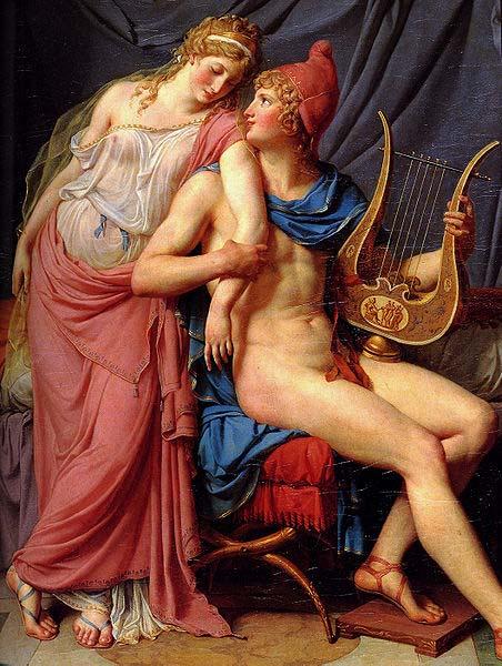 Jacques-Louis David Paris and Helen